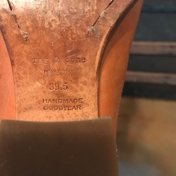 🍊 Rag & Bone Mercer Suede & Leather Boots 39.5 - Picture 6 of 6